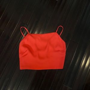 Reformation TOP RED CROP